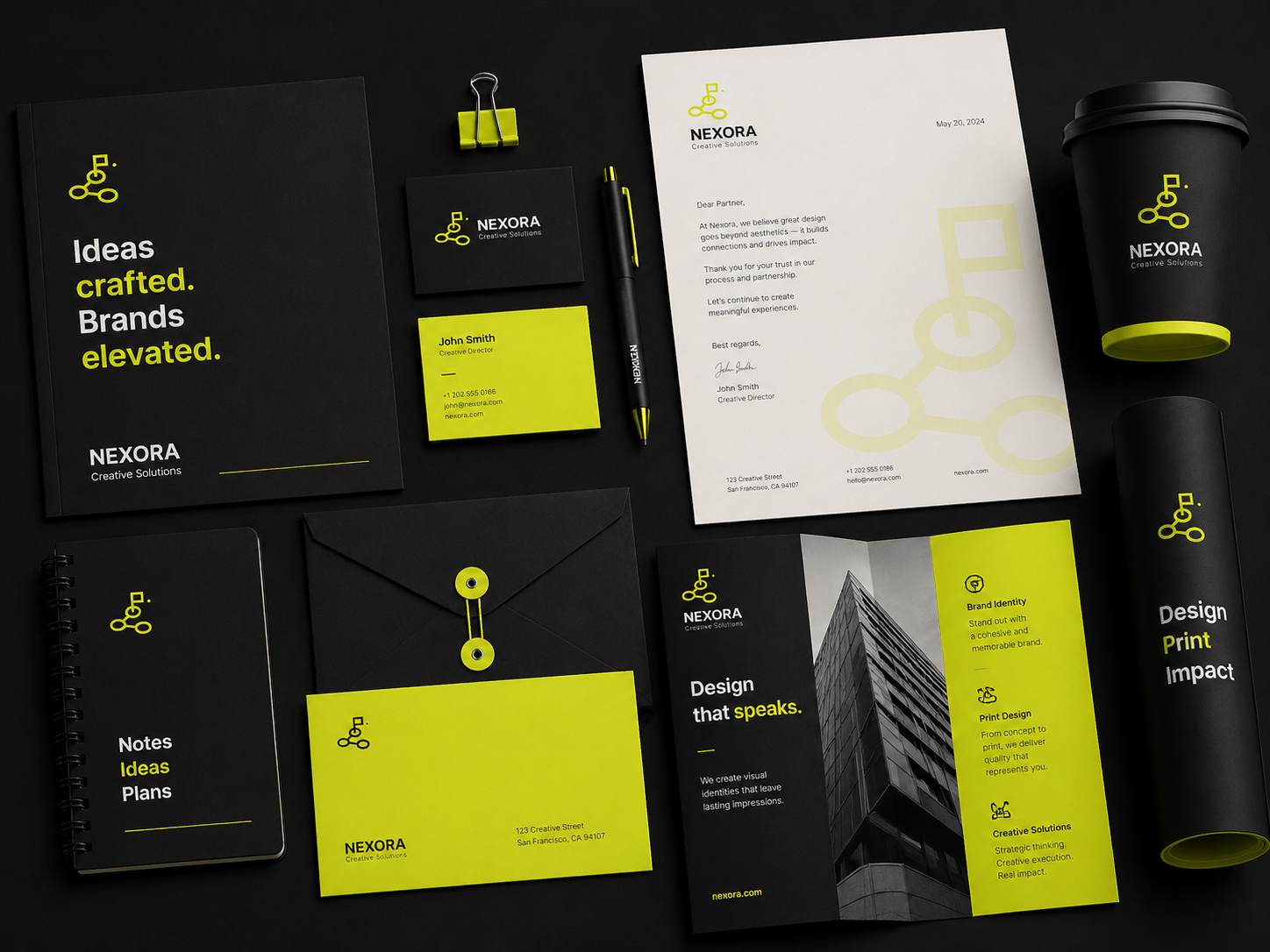 Stationary and print design